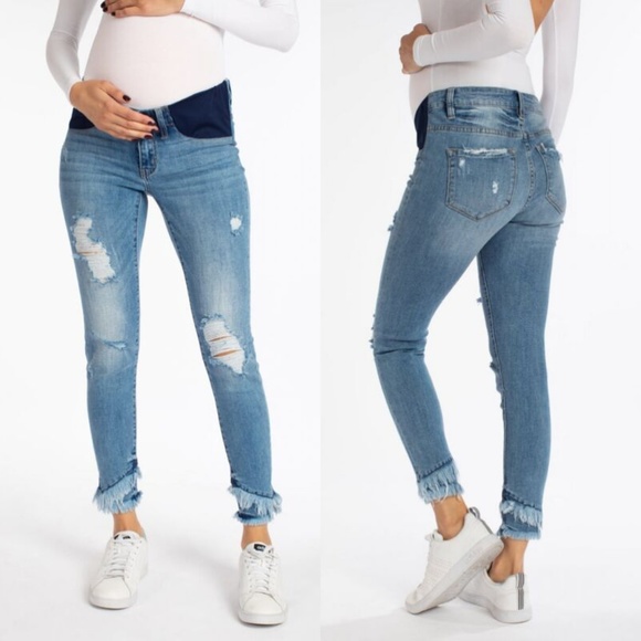 Nwt Kancan Jeans Franky Distressed 